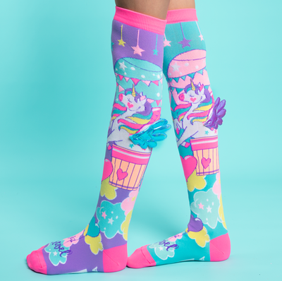 MADMIA UNICORN TRAVEL SOCKS W/ WINGS 6-99 - Toyworld Frankston