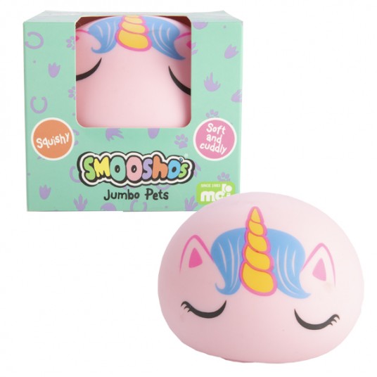 JUMBO SMOOSHOS BALL UNICORN - Toyworld Frankston