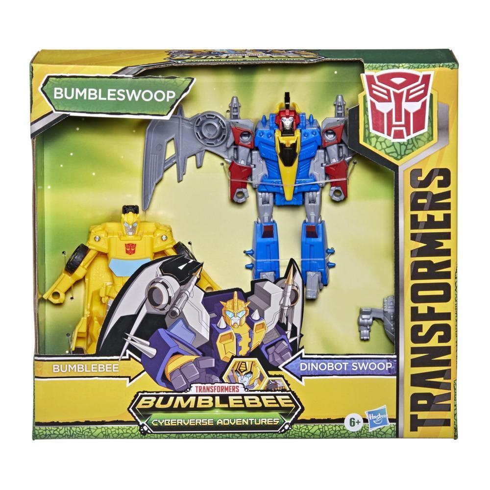 TRANSFORMERS CYBERVERSE DINO COMBINER BUMBLESWOOP - Toyworld Frankston