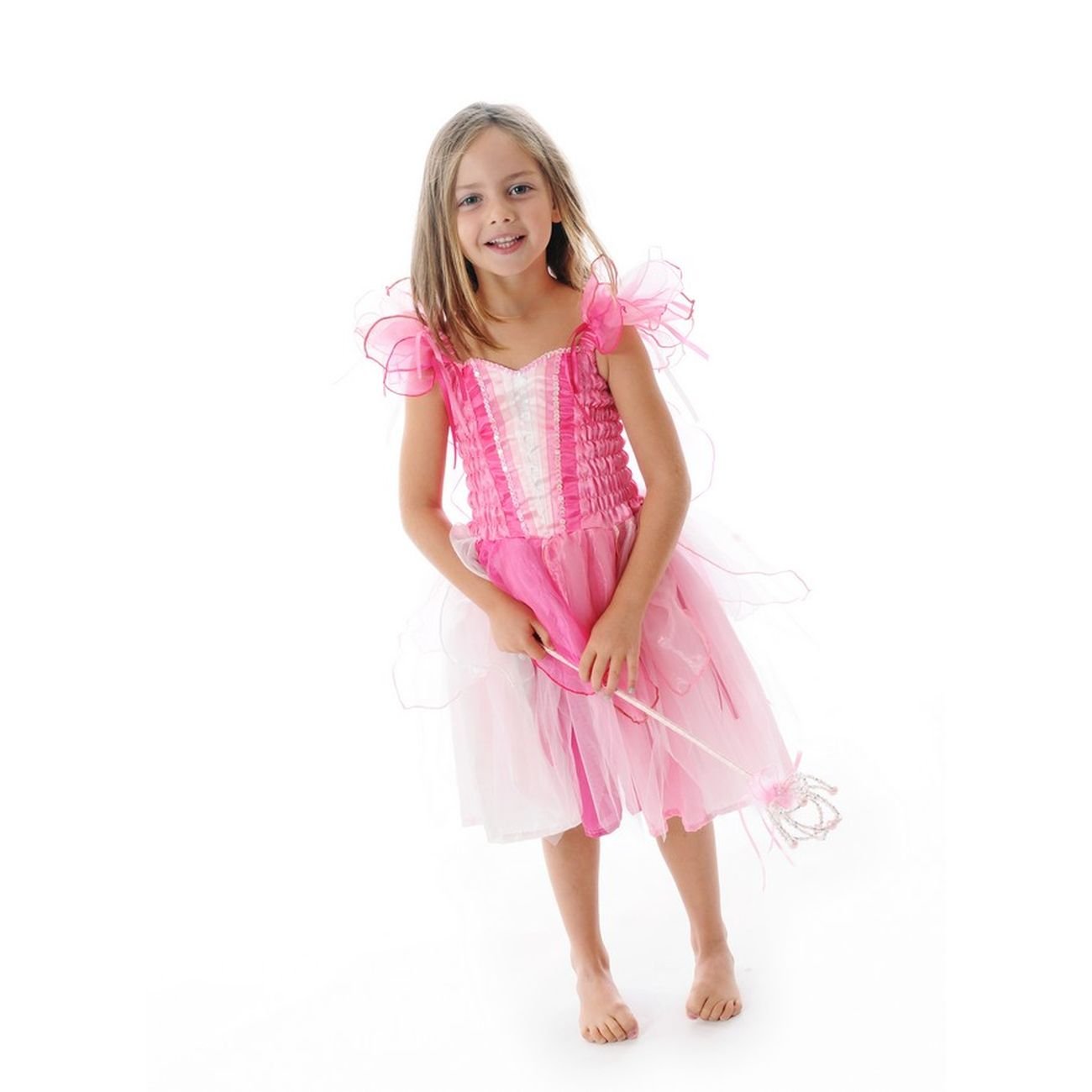 RIBBON FAIRY DRESS - LIGHT PINK SMALL - Toyworld Frankston