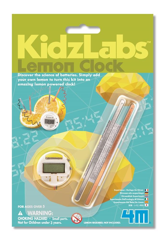 4M - LEMON CLOCK | 4M | Toyworld Frankston