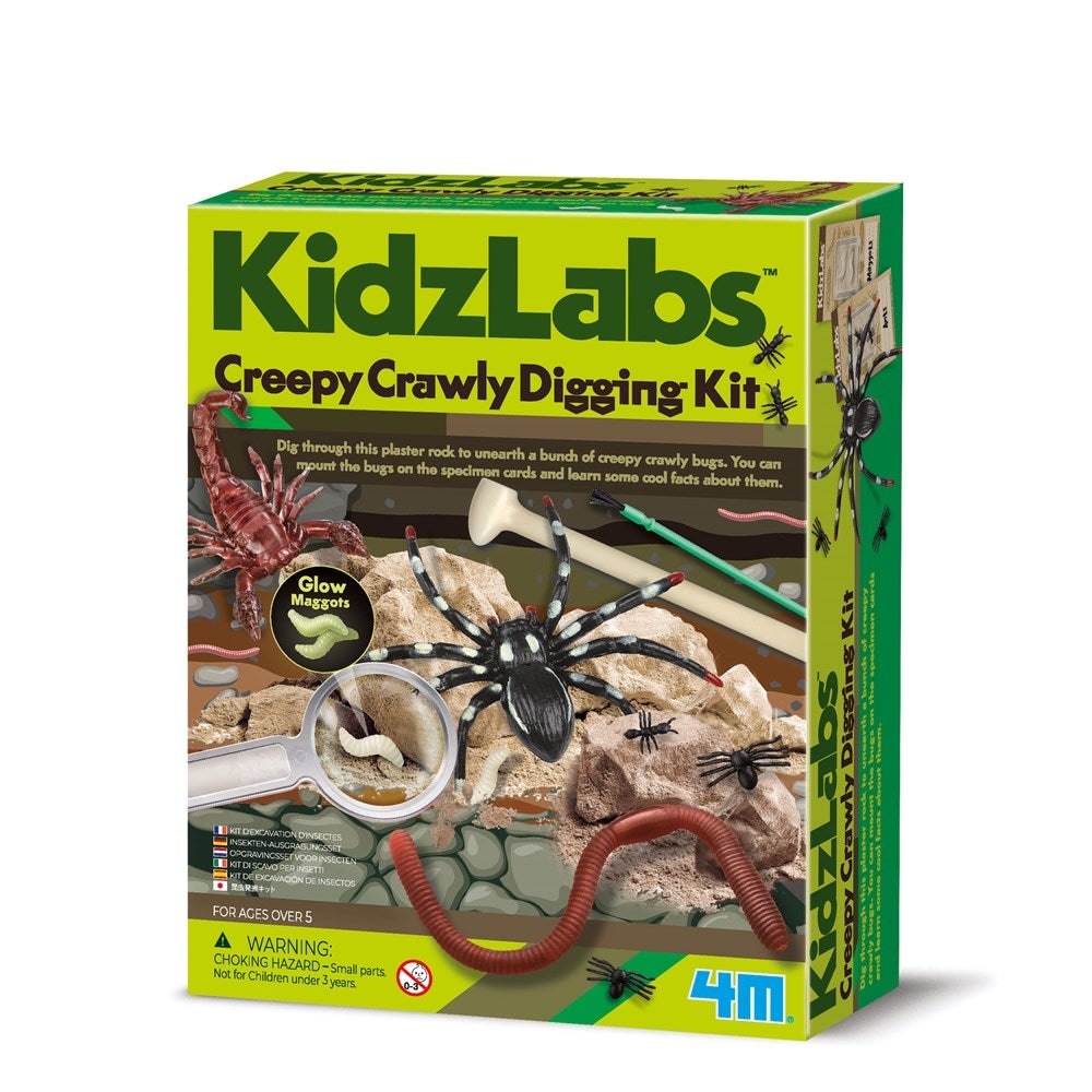 4M KIDZLABS - CREEPY CRAWLY DIGGING KIT - Toyworld Frankston