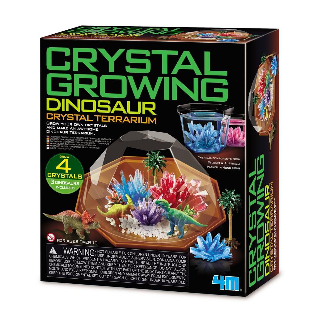 4M CRYSTAL GROWING DINOSAUR CRYSTAL TERRARIUM - Toyworld Frankston