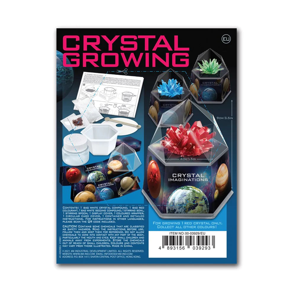 4M CRYSTAL GROWING KIT SPACE GEM RED - Toyworld Frankston