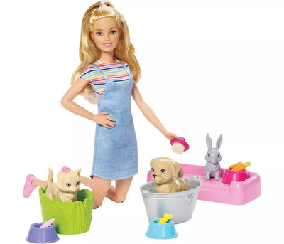 BARBIE FALL FEATURE PET (BLONDE) - Toyworld Frankston