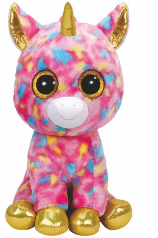 BEANIE BOO XL FANTASIA PINK UNICORN | Toyworld Frankston | Toyworld Frankston