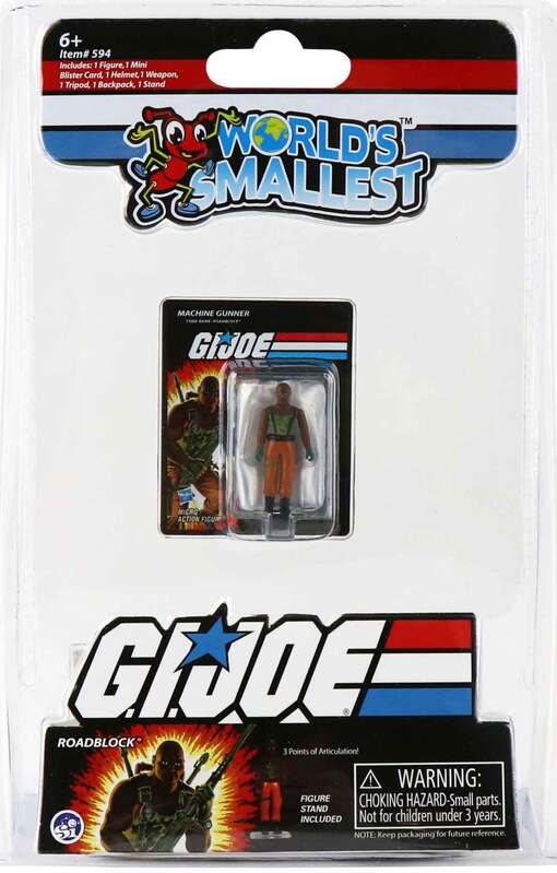 WORLD'S SMALLEST - MICRO ACTION FIGURE GI JOE  ASSORTMENT - Toyworld Frankston