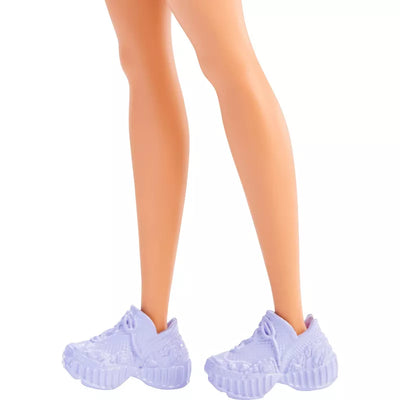 BARBIE FASHIONISTA #178 PURPLE MONOCHROME DRESS - Toyworld Frankston