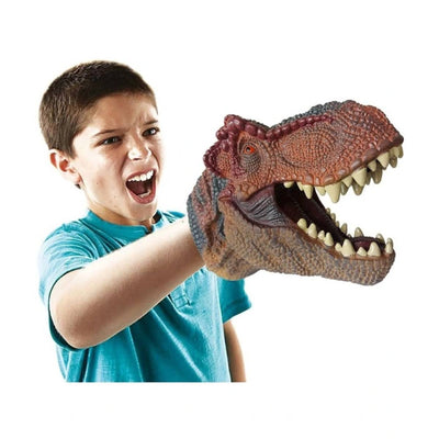 JURASSIC WORLD TREX HAND PUPPET - Toyworld Frankston
