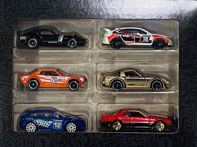 HOT WHEELS JAPANESE CAR CULTURE 6 PACK - Toyworld Frankston