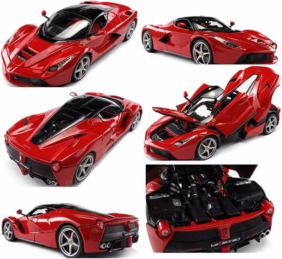 BBURAGO 1:18 FERRARI SIGNATURE LAFERRARI - RED - Toyworld Frankston