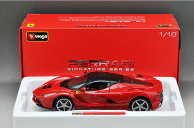 BBURAGO 1:18 FERRARI SIGNATURE LAFERRARI - RED - Toyworld Frankston