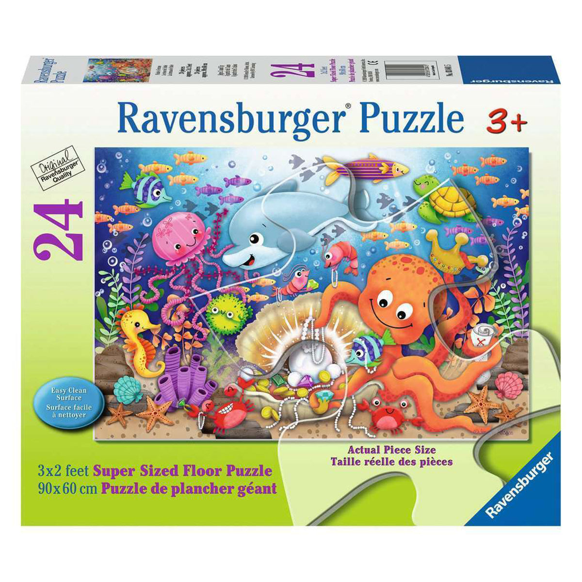 RAVENSBURGER 030415 - FISHIES FORTUNE 24 PIECE PUZZLE - Toyworld Frankston