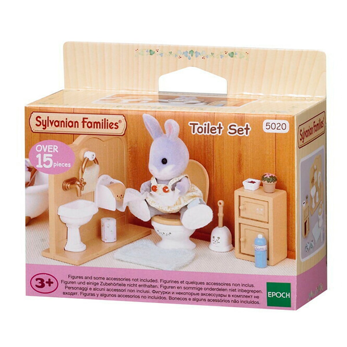 SF TOILET SET | SYLVANIAN FAMILIES | Toyworld Frankston