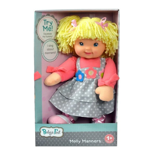 BABY'S FIRST MOLLY MANNERS DOLL - Toyworld Frankston