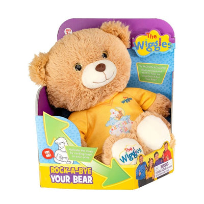 THE WIGGLES ROCK A BYE BEAR MOTION ACTIVATED - Toyworld Frankston