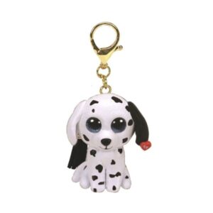 TY BEANIE BOO MINI - FETCH DOG WHITE CLIP - Toyworld Frankston