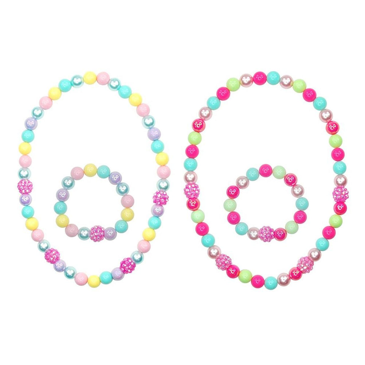 SUGAR COATED NECKLACE AND BRACELET