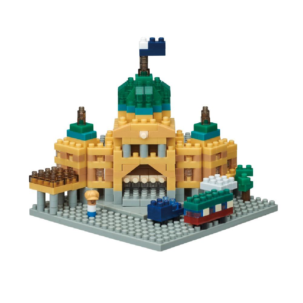 NANOBLOCK FLINDERS STREET STATION 201 - Toyworld Frankston