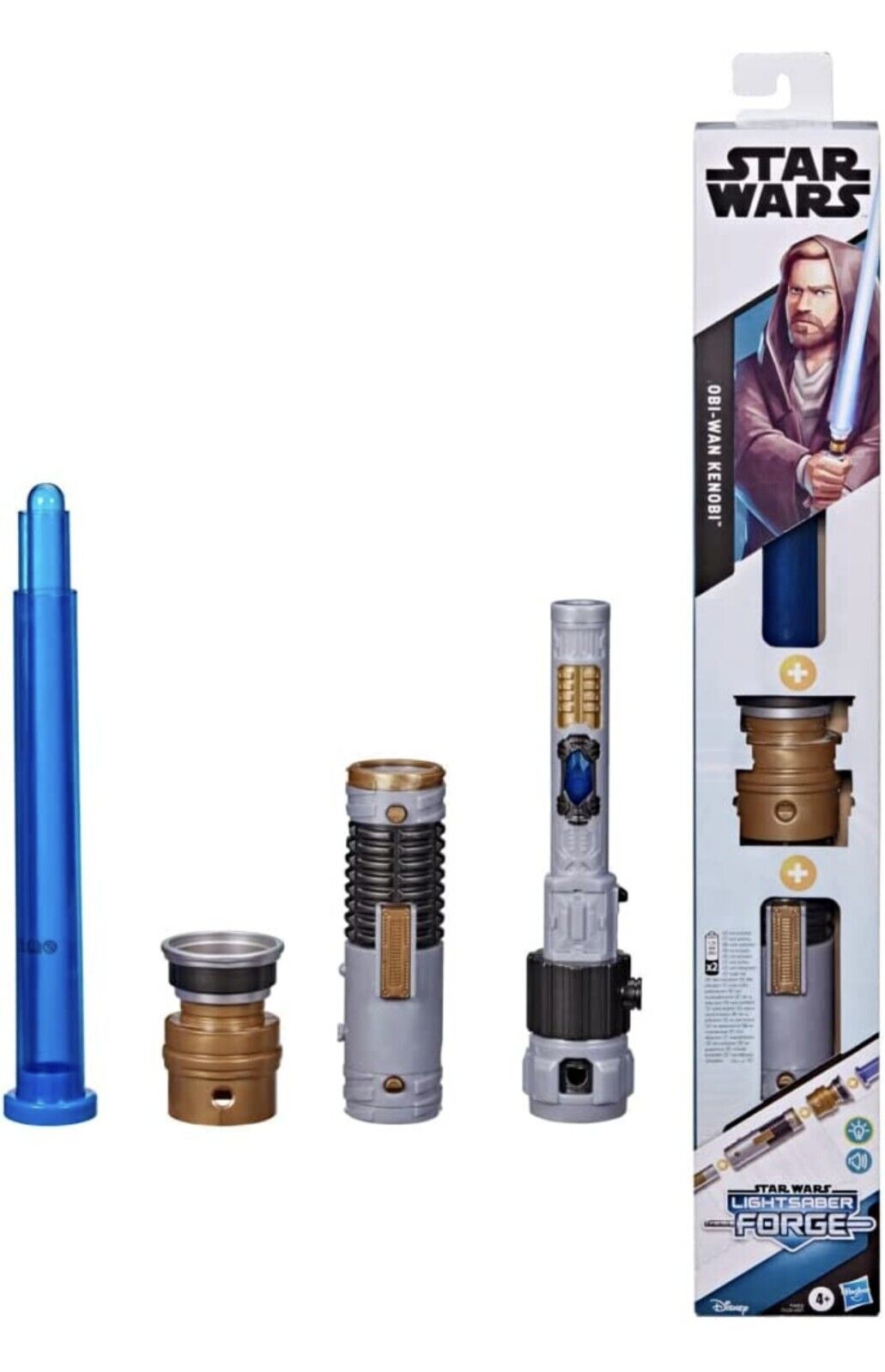STAR WARS LIGHTSABER FORGE - OBI WAN KENOBI ELECTRONIC LIGHTSABER - Toyworld Frankston