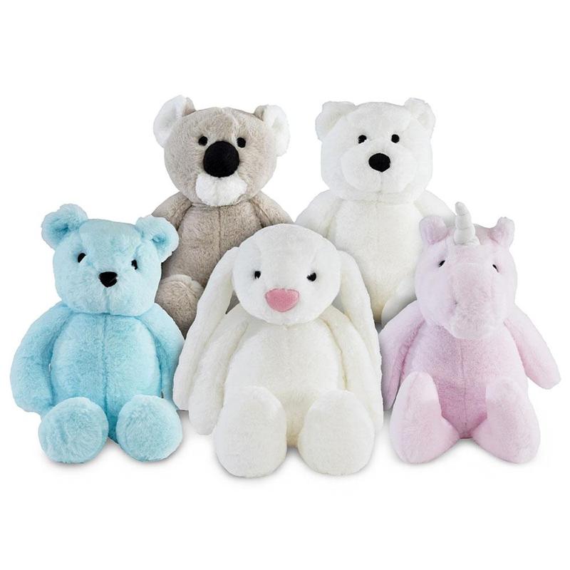 RESOFTABLES MEDIUM WHITE BEAR PLUSH - Toyworld Frankston