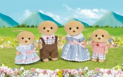 SYLVANIAN FAMILIES - YELLOW LABRADOR FAMILY - Toyworld Frankston