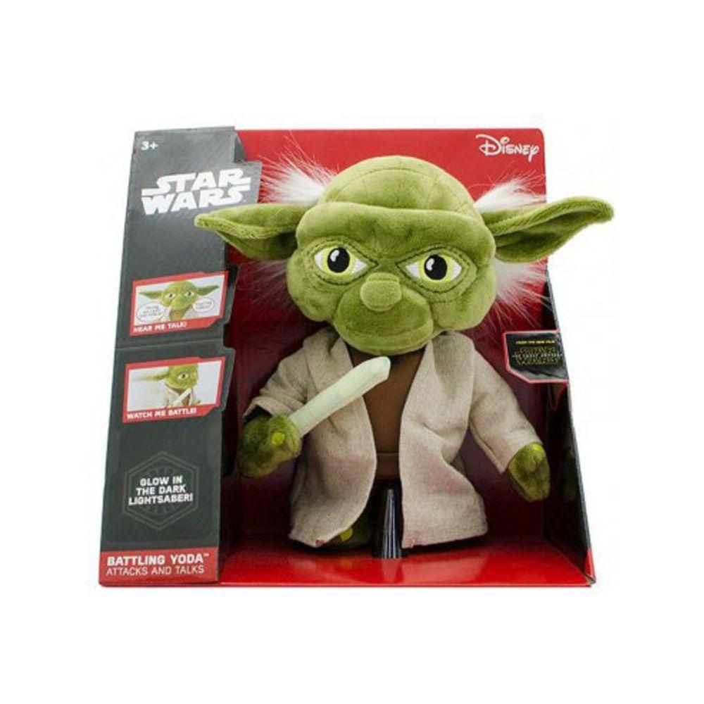STAR WARS BATTLING YODA PLUSH - Toyworld Frankston
