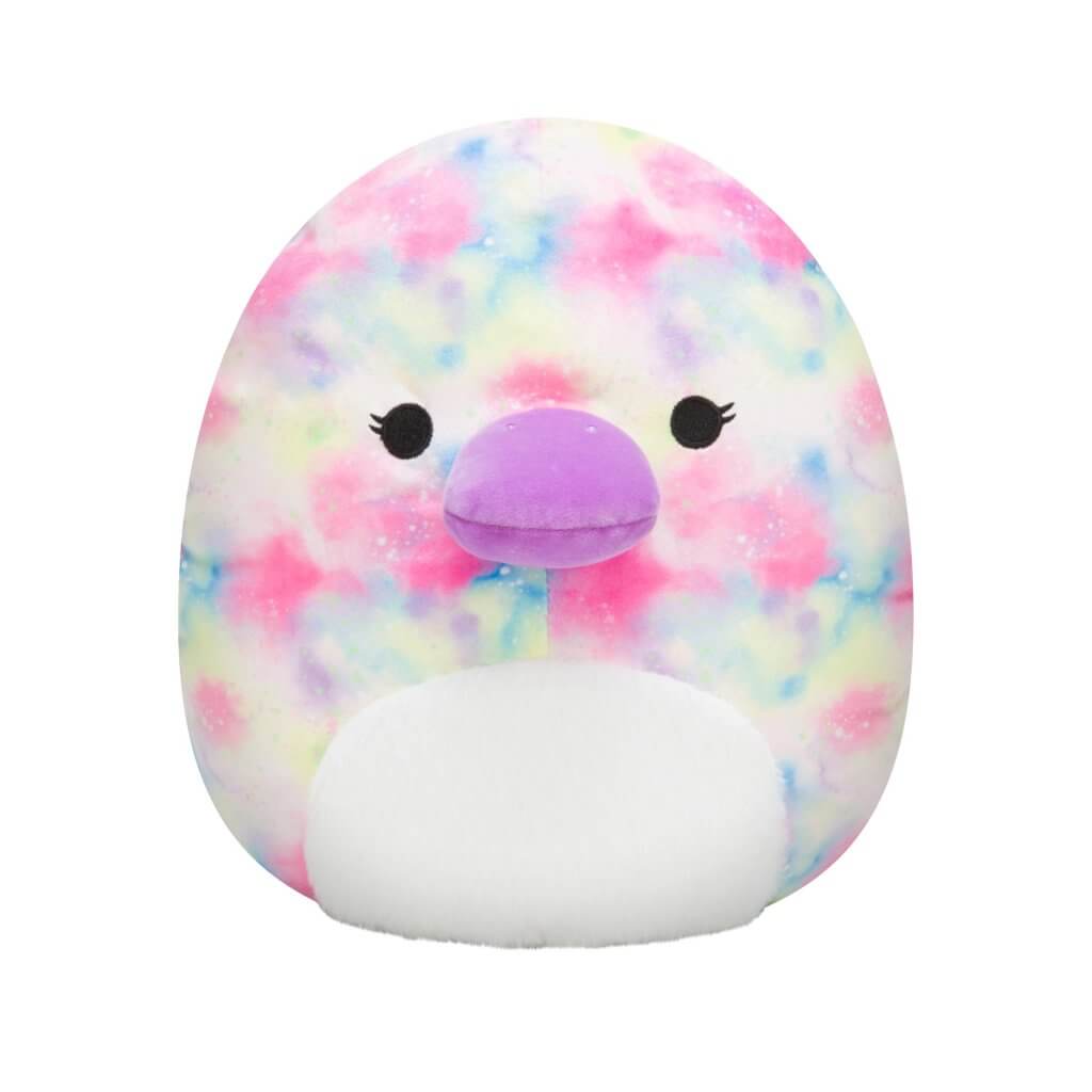 SQUISHMALLOW 16" RAINBOW WATERCOLOUR PLATYPUS - Toyworld Frankston