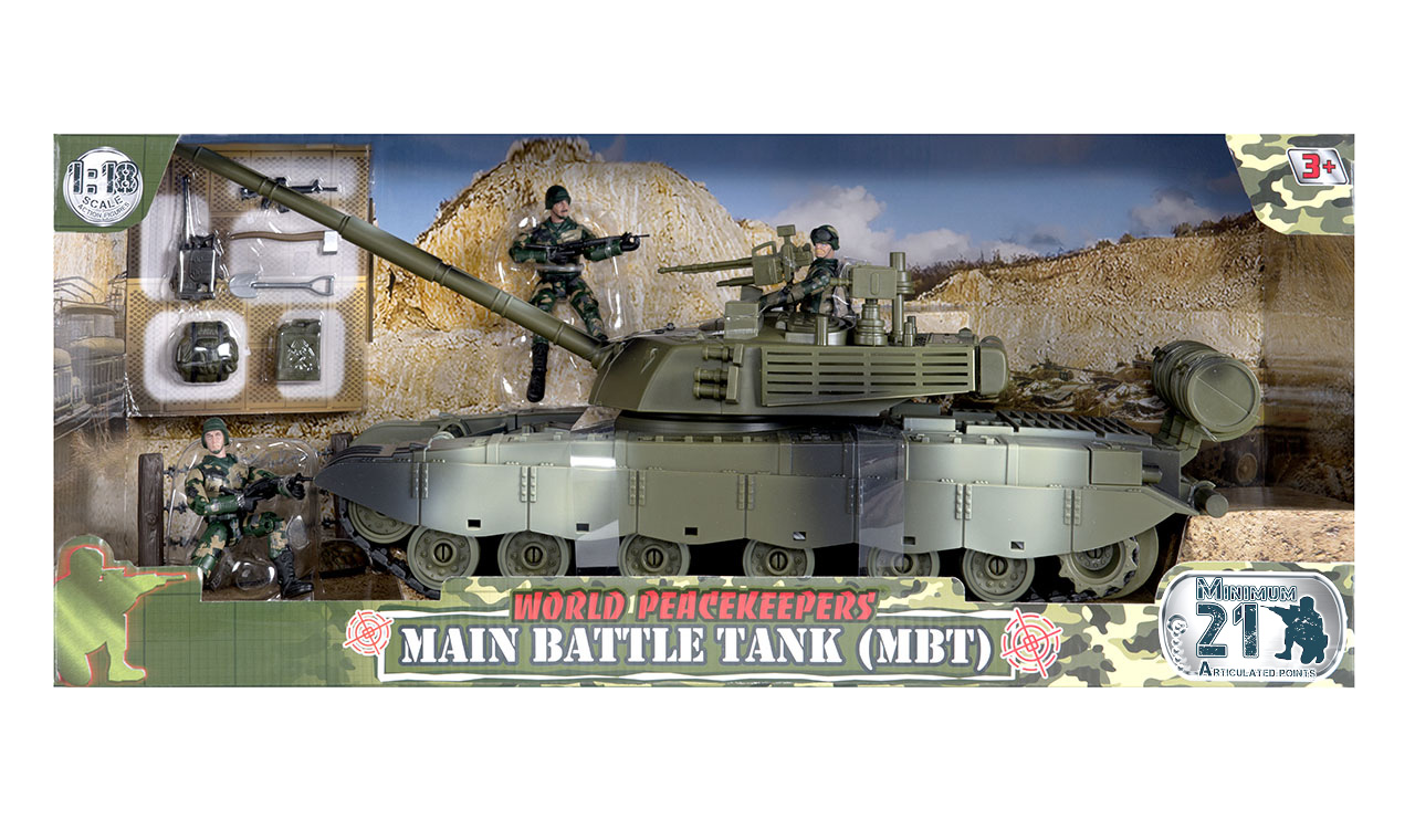 WORLD PEACEKEEPERS BATTLE TANK - Toyworld Frankston