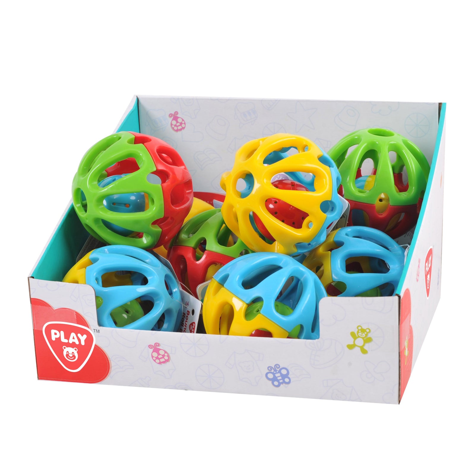 PLAYGO BOUNCE N ROLL BALL ASSORTED - Toyworld Frankston