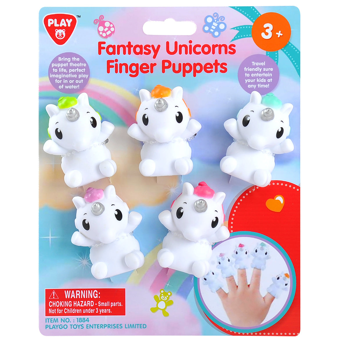 PLAYGO UNICORNS FINGER PUPPETS - Toyworld Frankston