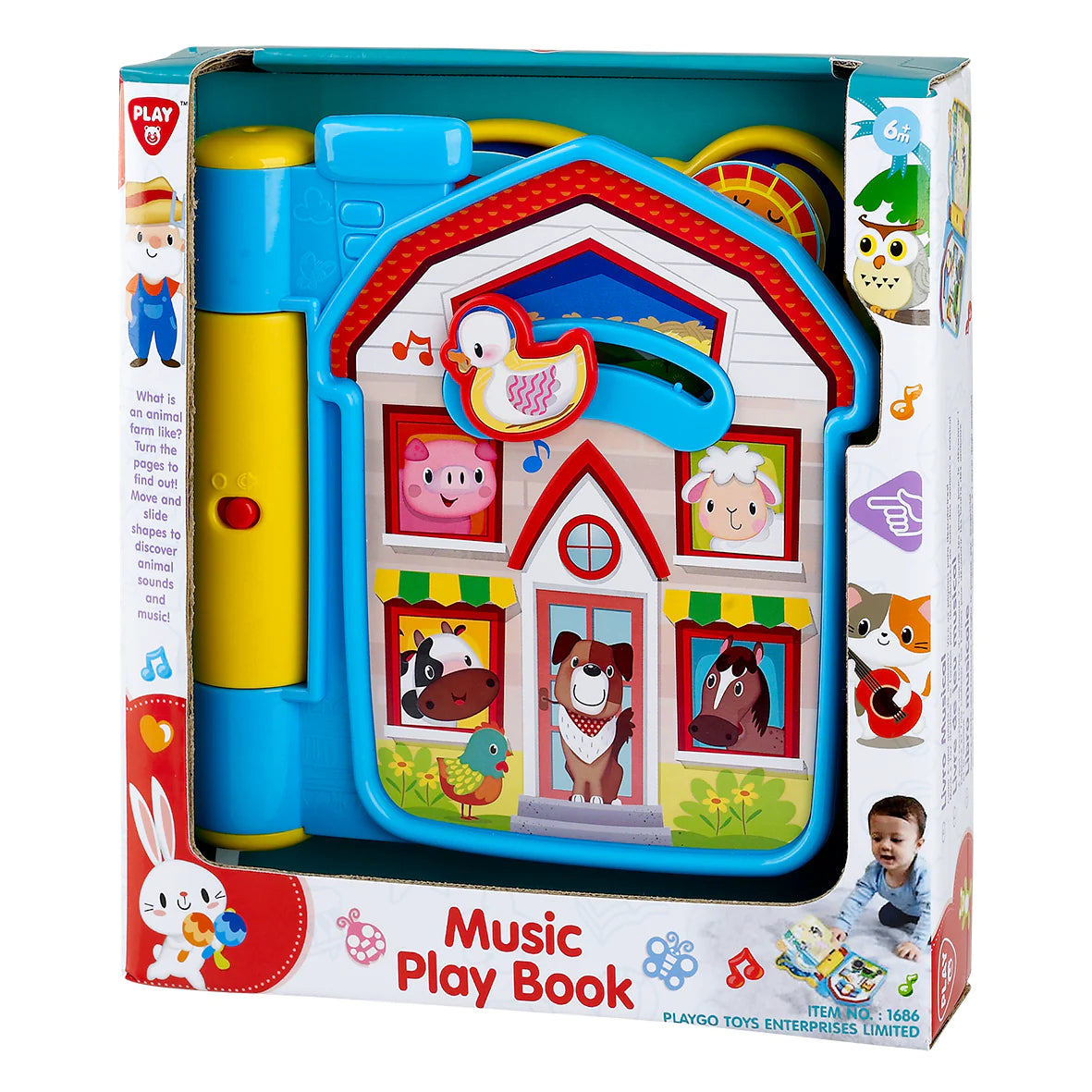 PLAYGO BATTERY OPERATED MUSIC PLAY BOOK - Toyworld Frankston