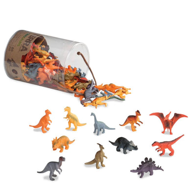 TERRA 60PC DINOSAURS TUBE - Toyworld Frankston