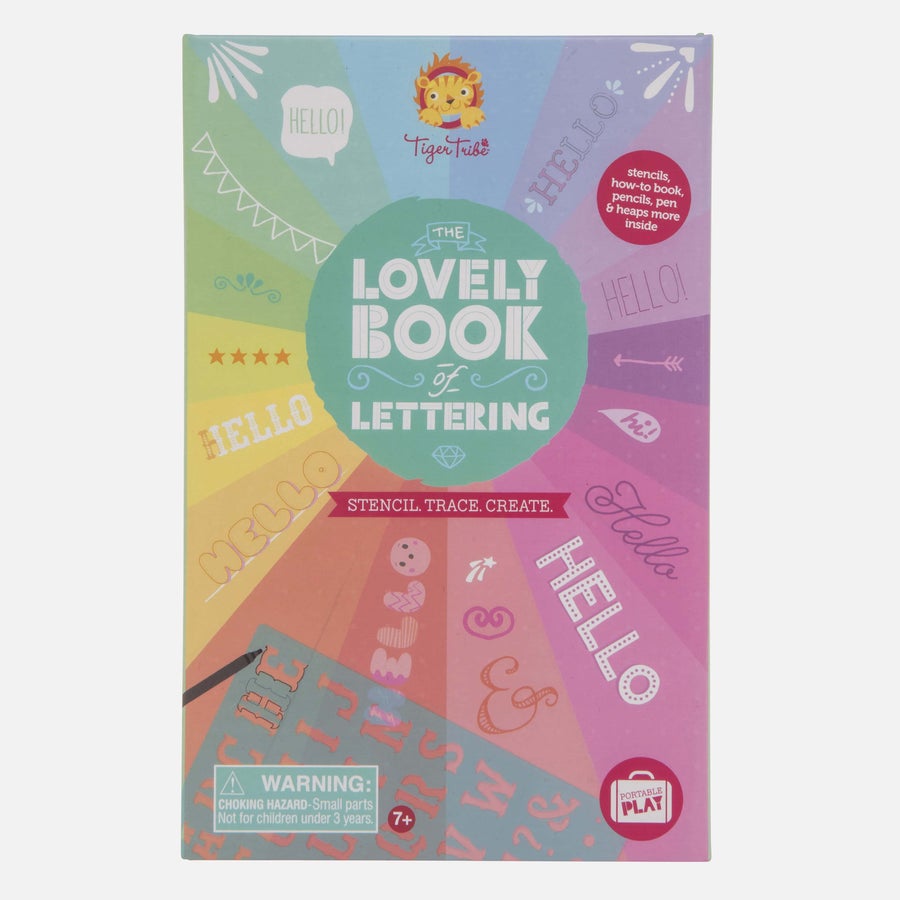 TIGER TRIBE - THE LOVELY BOOK OF LETTERING - Toyworld Frankston