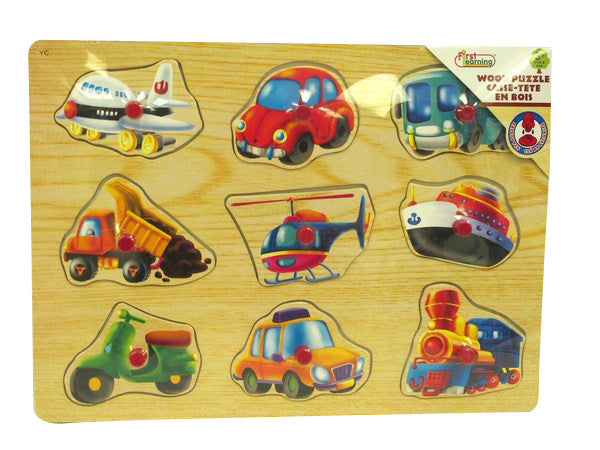 FIRST LEARNING WOODEN PIN PUZZLE ASSORTMENT - Toyworld Frankston