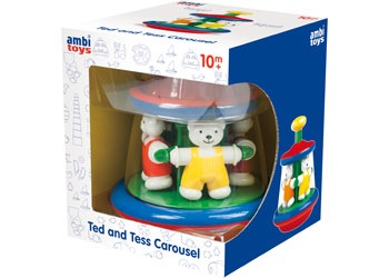 AMBI TOYS TED AND TESS CAROUSEL - Toyworld Frankston