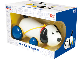 AMBI TOYS MAX PULL ALONG DOG - Toyworld Frankston