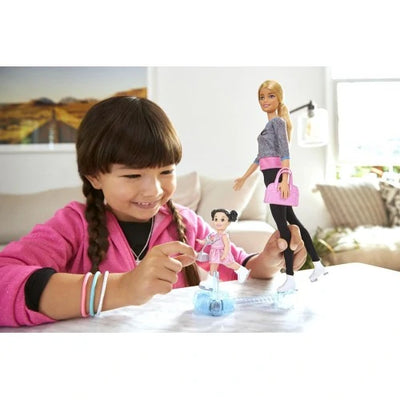 BARBIE CAREERS SPORTS PLAYSET - ICE SKATING COACH - Toyworld Frankston