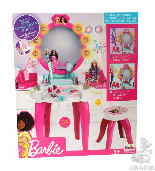 Barbie beauty studio 2025 with lights and sounds