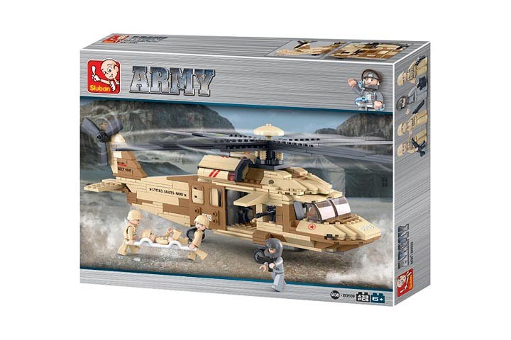 UH-60L BLACKHAWK HELICOPTER 439 PCS - Toyworld Frankston