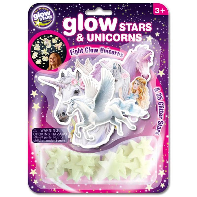 GLOW STARS AND UNICORN