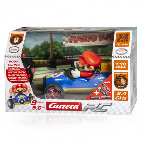 1:18 CARRERA RADIO CONTROL MARIO KART MACH 8 MARIO - Toyworld Frankston