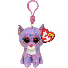 TY BEANIE BOOS CLIP CASSIDY LAVENDER - Toyworld Frankston