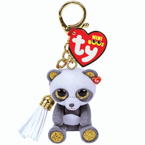 TY BEANIE BOO MINI CLIP CHI PANDA - Toyworld Frankston