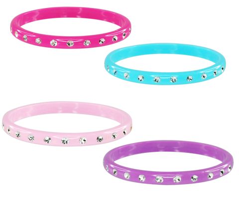 PINK POPPY DIAMONTE BANGLE - Toyworld Frankston