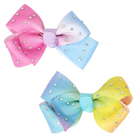 GEM OMBRE BOW HAIRCLIP