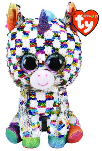 BEANIE BOOS SEQUINS COSMO UNICORN MED | TY BEANIES | Toyworld Frankston