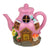 SOLAR PINK MUSHROOM TEAPOT