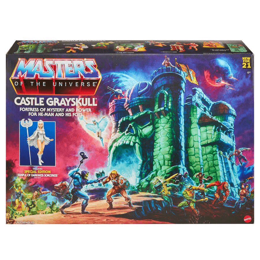 MASTERS OF THE UNIVERSE CASTLE GRAYSKULL PLAYSET - Toyworld Frankston