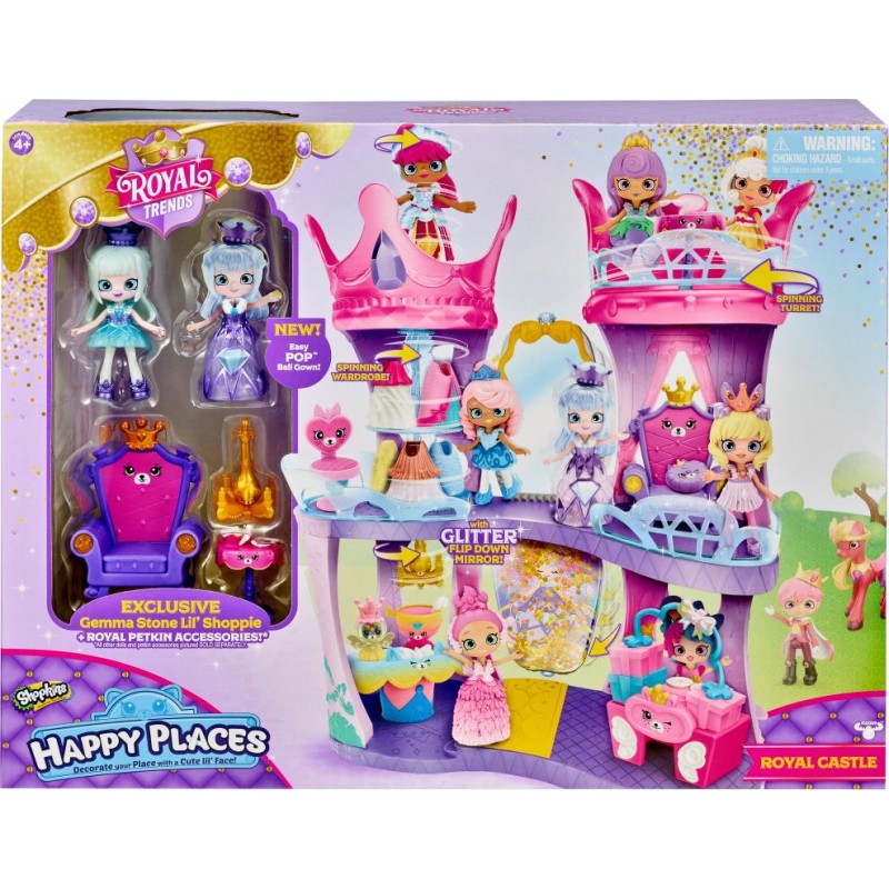 SHOPKINS HAPPY PLACES S7 ROYAL CASTLE PLAY SET - Toyworld Frankston